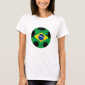 Braziliaans voetbalveld Jersey Football Braziliaan T-shirt (Voorkant)