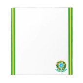 Braziliaans wapenschild notitieblok (Voorkant)