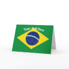 Braziliaans wenskaart met aangepaste tekst