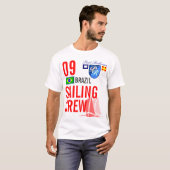 Braziliaans zeemeerpersoneel t-shirt (Voorkant volledig)