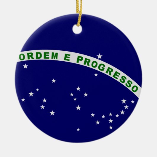 Braziliaans zegel keramisch ornament (Voorkant)