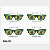 braziliaanse aangepaste stickers in Shades (Vel)