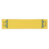 Braziliaanse aangepaste tabelrunners met schaduwen korte tafelloper (Horizontaal)