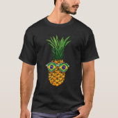 Braziliaanse ananas Braziliaanse vlag Zombril T-shirt (Voorkant)