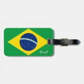 Braziliaanse Bagagelabels, patriottische Braziliaa Bagagelabel (Achterkant horizontaal)