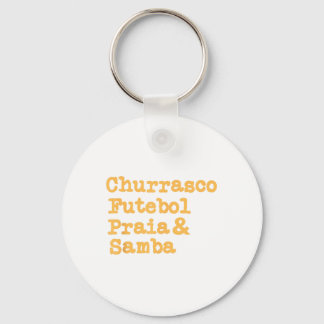 Braziliaanse BBQ Barbecue Brazilië Brasil Churrasc Sleutelhanger