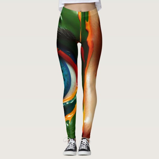Braziliaanse Beauty Leggings (Voorkant)