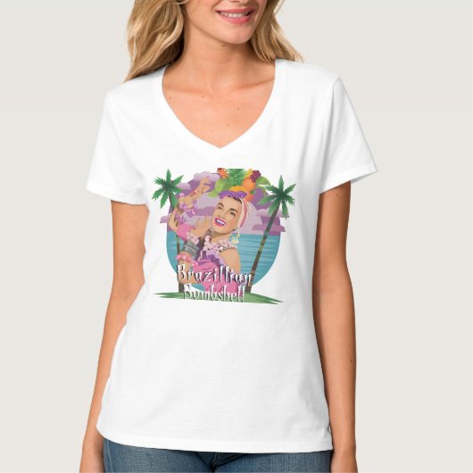 braziliaanse bom t-shirt (Voorkant)