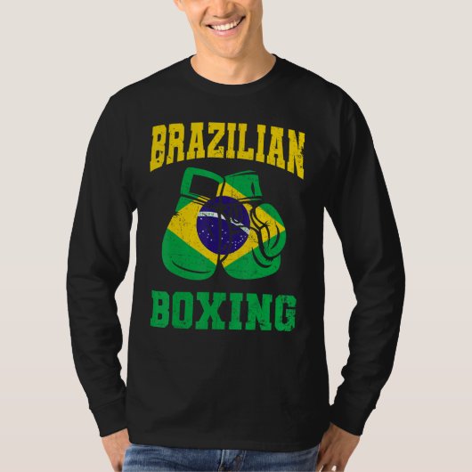 Braziliaanse boxinghandschoenen Braziliaanse Manne T-shirt (Voorkant)