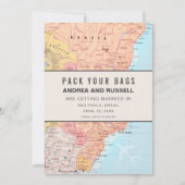 Braziliaanse bruiloft pak je tassen save the date (Voorkant)