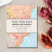 Braziliaanse bruiloft pak je tassen save the date