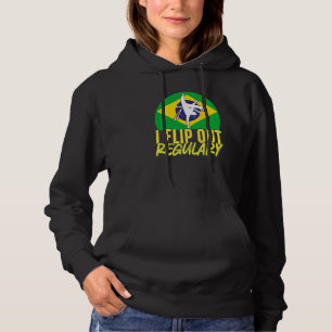 Braziliaanse Capoeira Dans Martial I Flip Uit Rege Hoodie