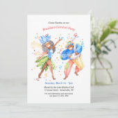 Braziliaanse carnaval kaart (Staand voorkant)