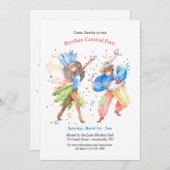 Braziliaanse carnaval kaart (Voorkant / Achterkant)