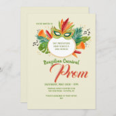 Braziliaanse carnival Prom Kaart (Voorkant / Achterkant)