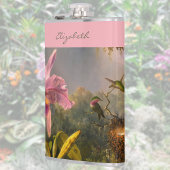 Braziliaanse Cattelya-Orchidee Kolibrie Monogram Heupfles