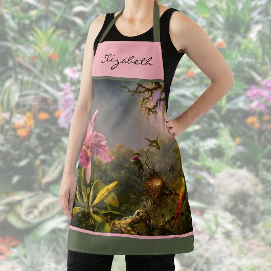 Braziliaanse Cattelya-Orchidee Kolibrie Monogram Schort