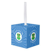 Braziliaanse Chanoeka engel vlag gepersonaliseerd Decoratie (Achter hoekig)