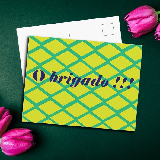 Braziliaanse Dank Je Wel Briefkaart