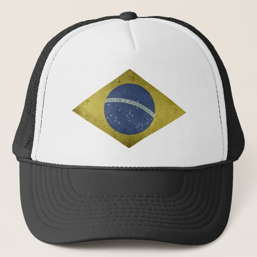 Braziliaanse diamant trucker pet (Voorkant)