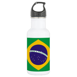 Braziliaanse Flag Liberty Bottle Waterfles