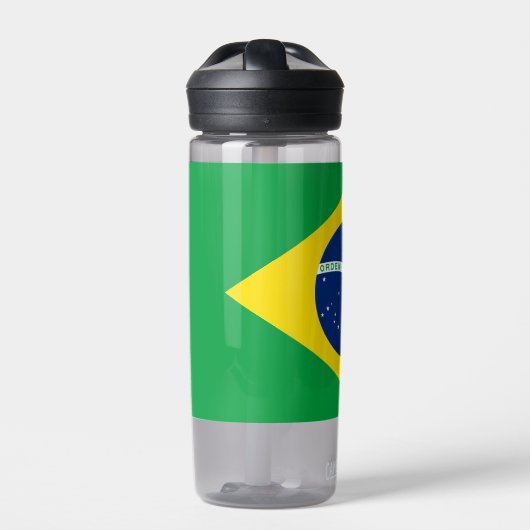 Braziliaanse fles, patriottische Braziliaanse vlag Waterfles (Voorkant)