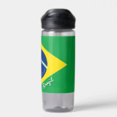 Braziliaanse fles, patriottische Braziliaanse vlag Waterfles (Achterkant)