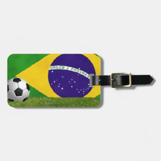 Braziliaanse Futbol - Voetbal Bagagelabel