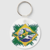 braziliaanse haai sleutelhanger (Voorkant)