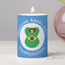 Braziliaanse Hanukkah-engelenvlag Persoonlijk 