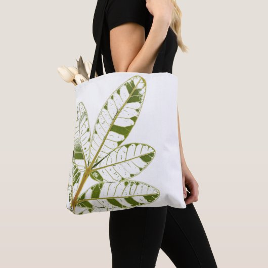 Braziliaanse holly leaf Canvas tas (Dichtbij)