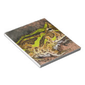 Braziliaanse Horn Frog, Ceratophrys cornuta, Nativ Notitieblok (Schuin)