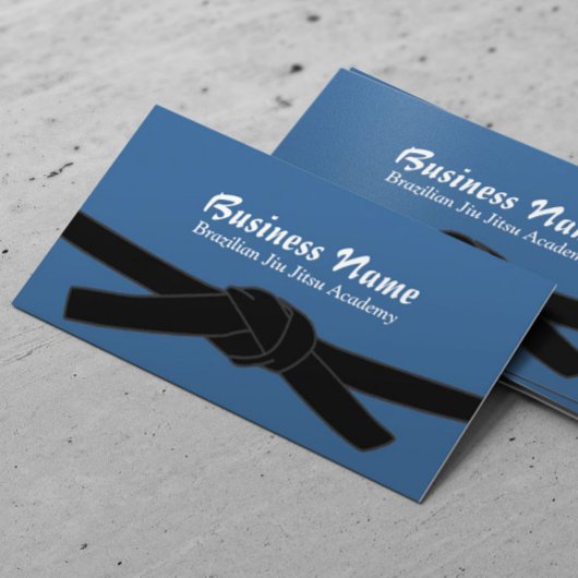 Braziliaanse Jiu-Jitsu Academie Zwart Riem Master Visitekaartje