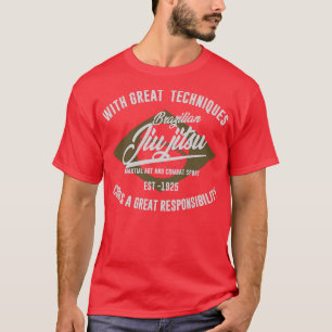 BRAZILIAANSE JIU JITSU BADGE T-SHIRT