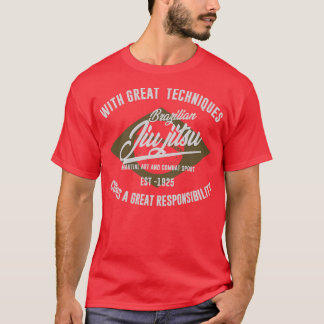 BRAZILIAANSE JIU JITSU BADGE T-SHIRT