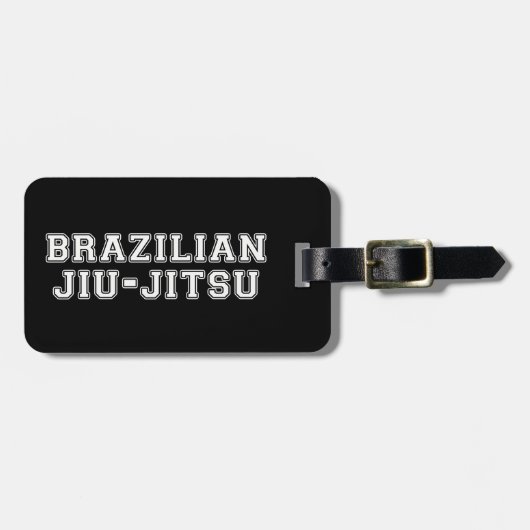 Braziliaanse Jiu Jitsu Bagagelabel (Voorkant horizontaal)