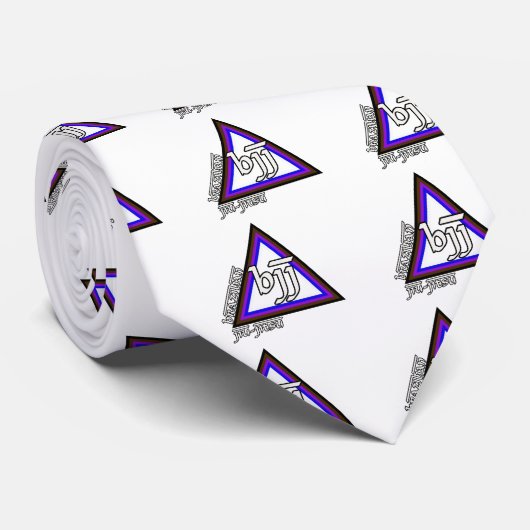 Braziliaanse Jiu Jitsu BJJ-driehoek van Progress Stropdas (Opgerold)