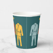 Braziliaanse Jiu Jitsu BJJ Gepersonaliseerd Papieren Bekers (Rechts)