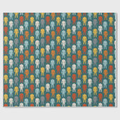 Braziliaanse Jiu Jitsu BJJ Gi Uniform Pattered Cadeaupapier (Vlak)