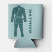 Braziliaanse Jiu Jitsu BJJ Gi Uniform Personalized Blikjeskoeler (Voorkant)