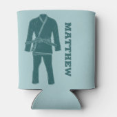 Braziliaanse Jiu Jitsu BJJ Gi Uniform Personalized Blikjeskoeler (Achterkant)