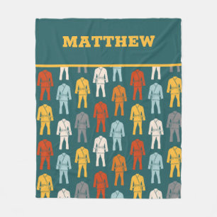 Braziliaanse Jiu Jitsu BJJ Gi Uniform Personalized Fleece Deken