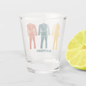 Braziliaanse Jiu Jitsu BJJ Gi Uniform Personalized Shot Glas (Achterkant)