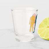 Braziliaanse Jiu Jitsu BJJ Gi Uniform Personalized Shot Glas (Links)