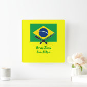 Braziliaanse Jiu-Jitsu (BJJ)-klok Vierkante Klok (Huis)
