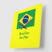 Braziliaanse Jiu-Jitsu (BJJ)-klok Vierkante Klok (Hoek)
