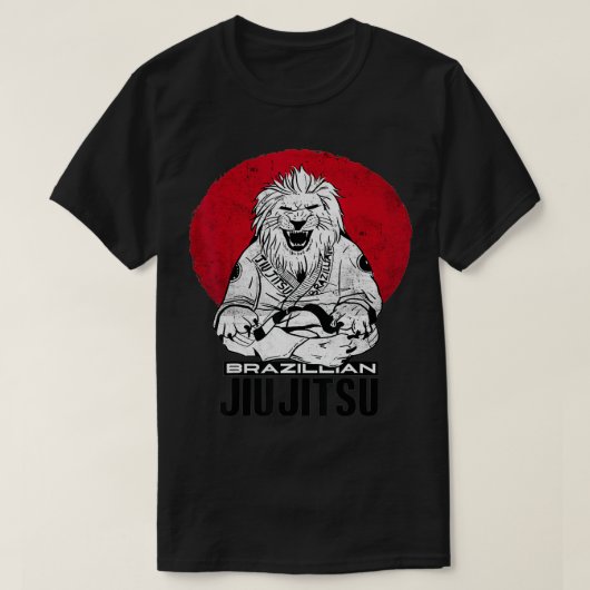 Braziliaanse Jiu Jitsu BJJ MMA Fighter Jiujitsu Fu T-shirt (Design voorkant)