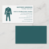 Braziliaanse Jiu Jitsu BJJ Schoool Instructeur Bla Visitekaartje (Voorkant / Achterkant)