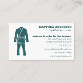 Braziliaanse Jiu Jitsu BJJ Schoool Instructeur Bla Visitekaartje