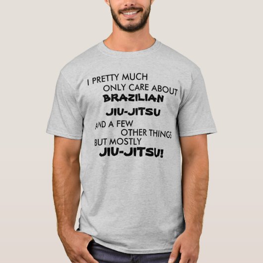 Braziliaanse Jiu Jitsu BJJ T-shirt (Voorkant)